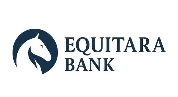 Equitara Bank logo with golden tree and bank name.