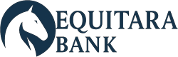 Equitara Bank logo with golden tree and bank name.